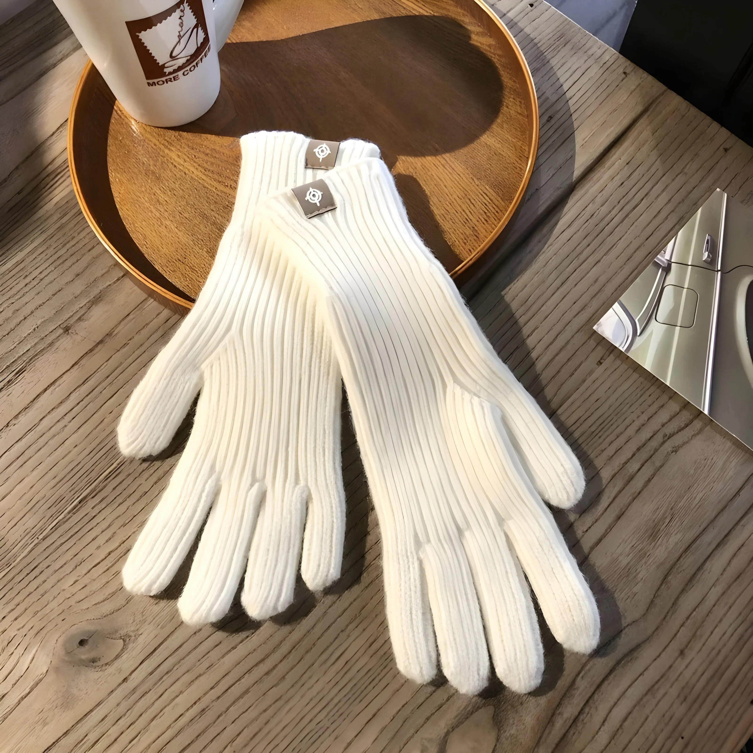 Ribbed Winter Gloves
