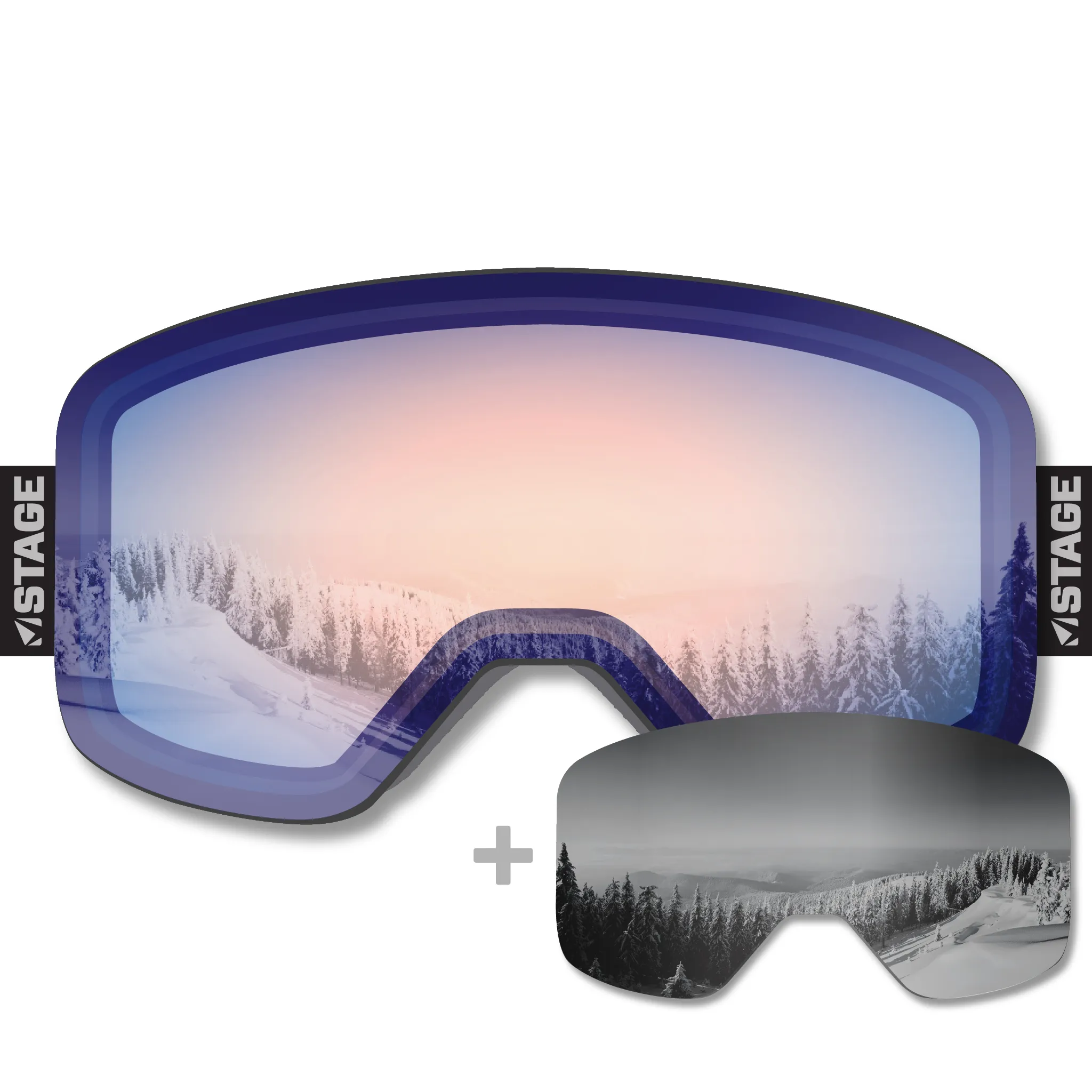 Share Winter Foundation Propnetic - Magnetic Ski Goggle   Bonus Lens
