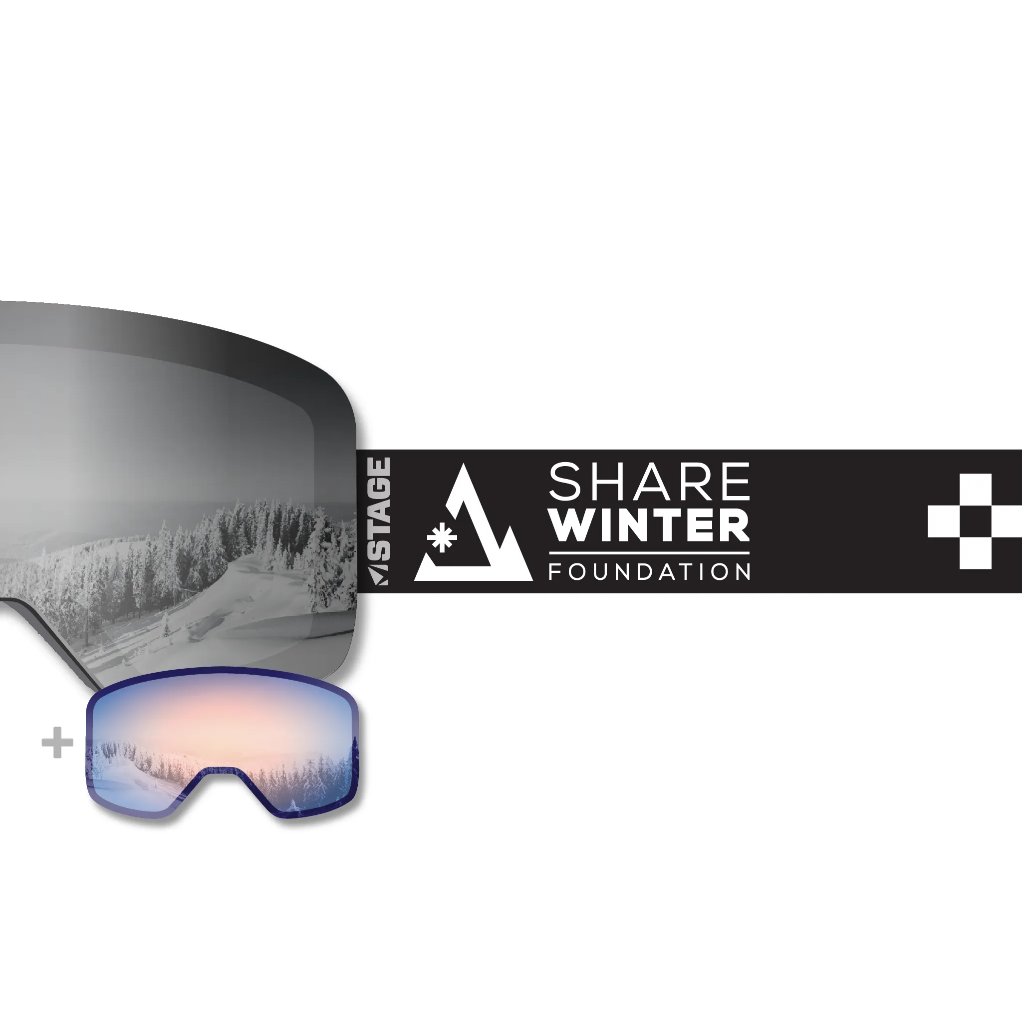Share Winter Foundation Propnetic - Magnetic Ski Goggle   Bonus Lens