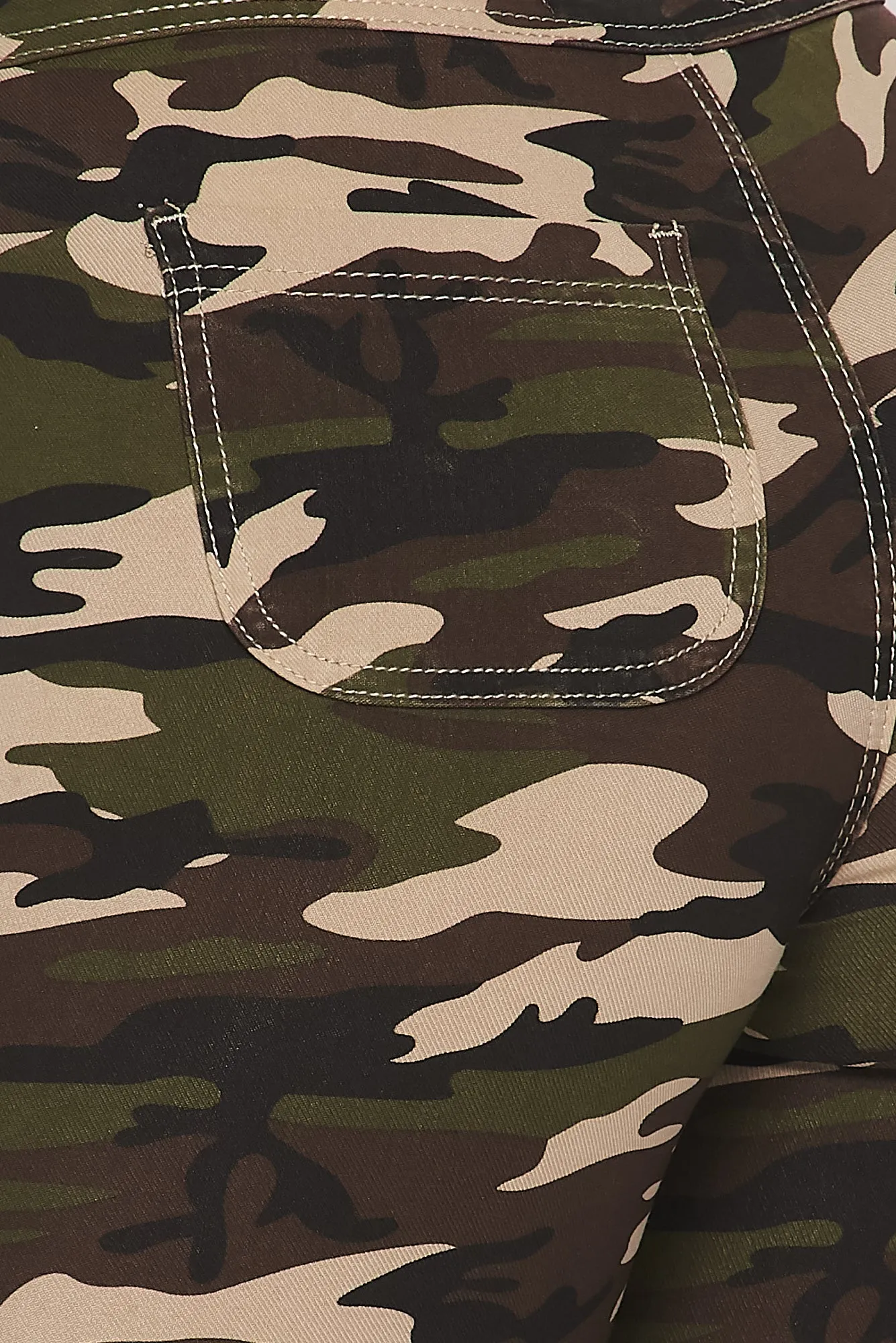 Super High Waisted Stretchy Skinny Jeans (S-3XL) - Camouflage