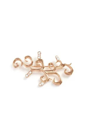 Sylvian Brooch Large in Rose Gold