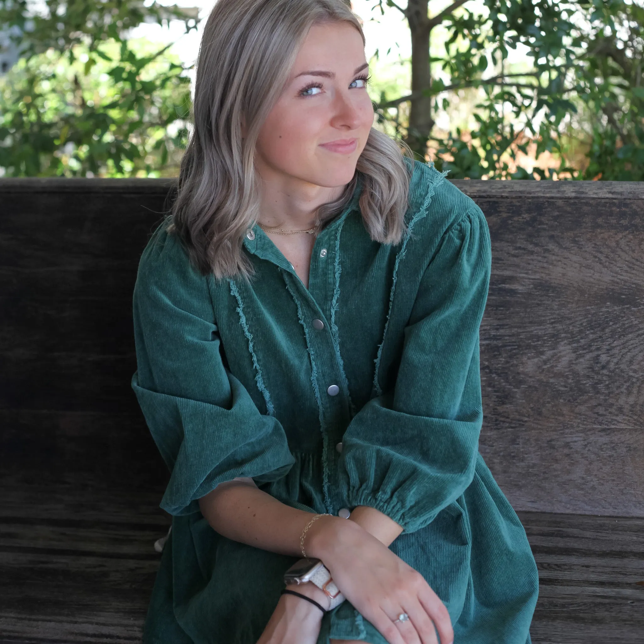 This One is for the Girls Corduroy Mini Dress