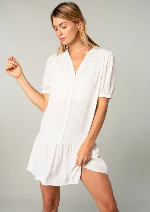 Trendy Polka-Dot Babydoll Mini Dress