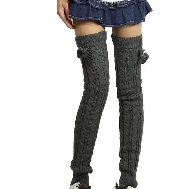 Trendy Thigh High Knitted Leg Warmers
