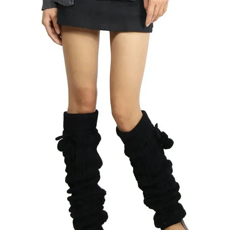 Trendy Thigh High Knitted Leg Warmers