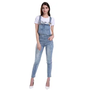 Women's Slim Casual Denim Overall