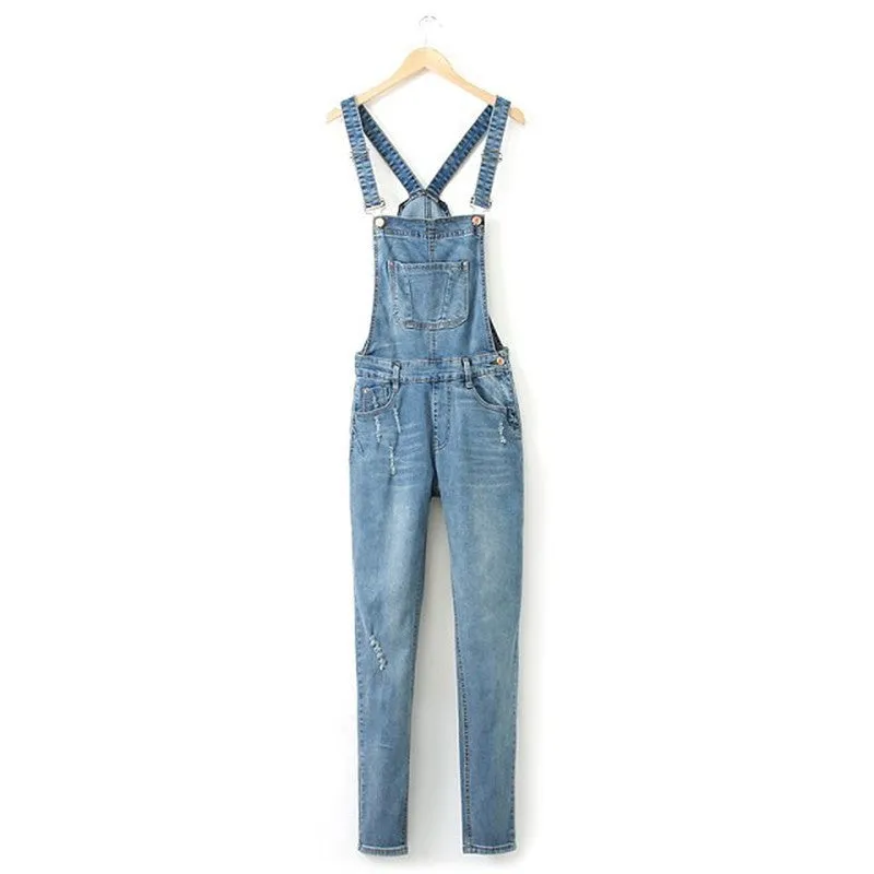Women's Slim Casual Denim Overall