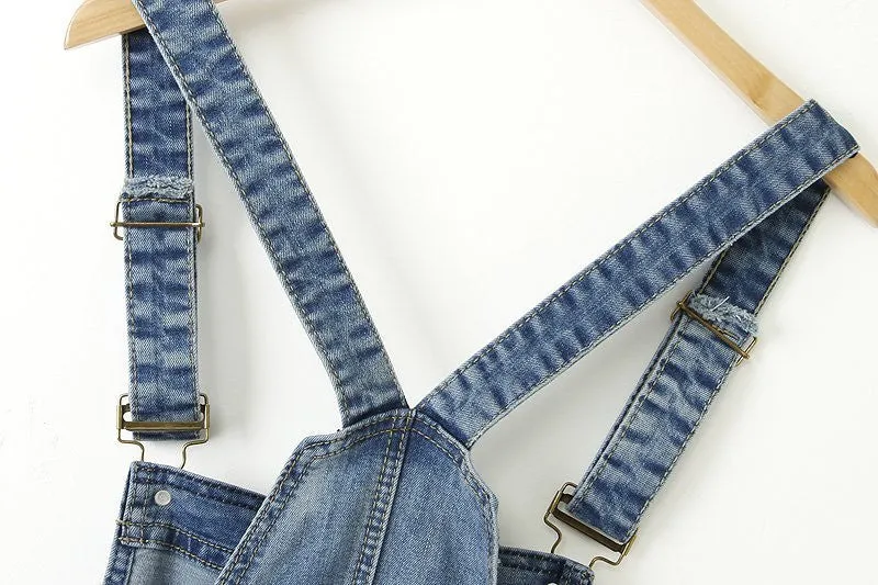 Women's Slim Casual Denim Overall