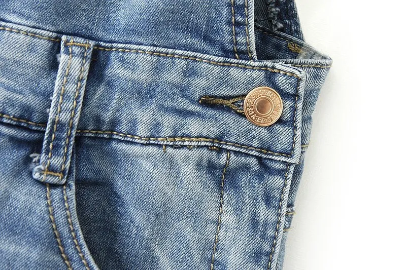 Women's Slim Casual Denim Overall
