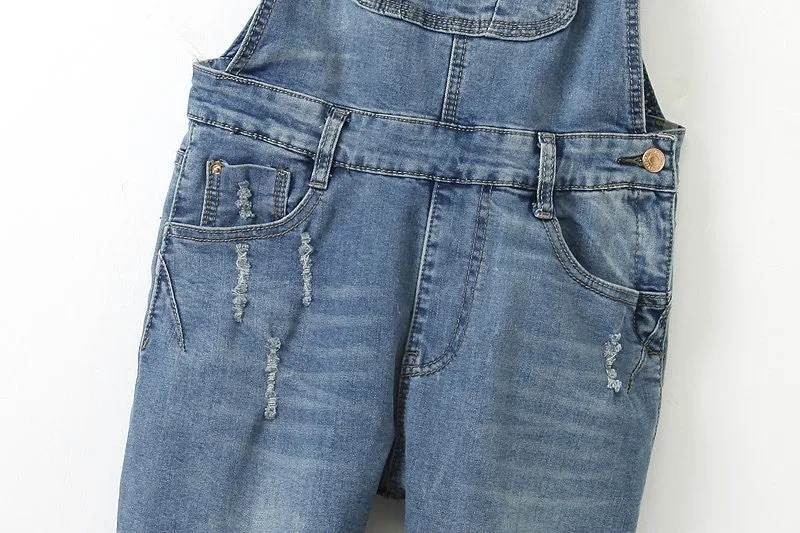 Women's Slim Casual Denim Overall
