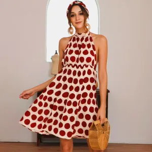 Women's Summer Casual Sleeveless Backless Dress