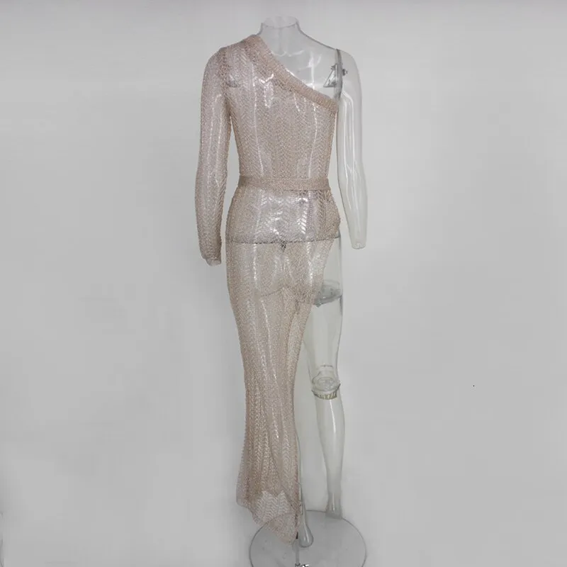 Women's Summer Knitted Sheath Long Dress