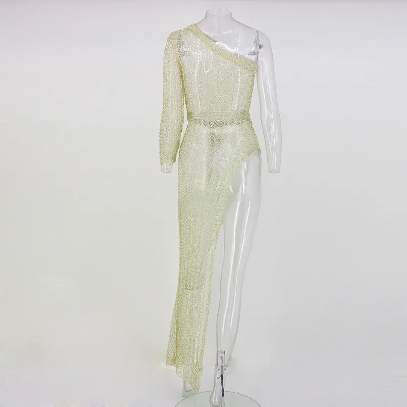 Women's Summer Knitted Sheath Long Dress