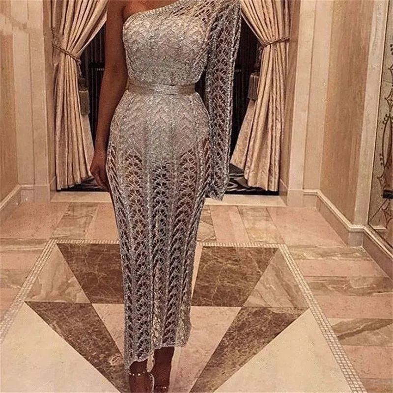 Women's Summer Knitted Sheath Long Dress