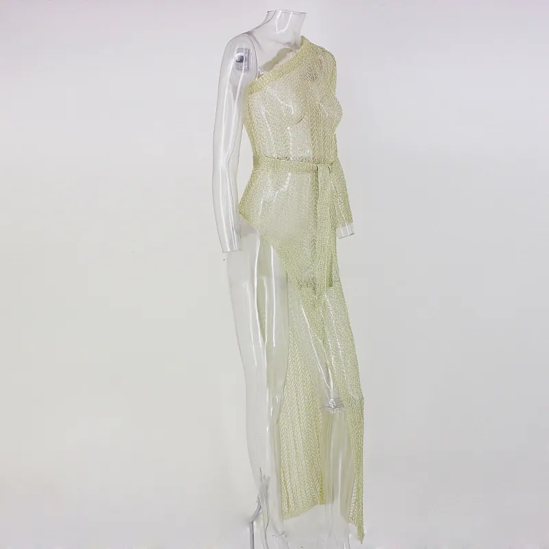 Women's Summer Knitted Sheath Long Dress