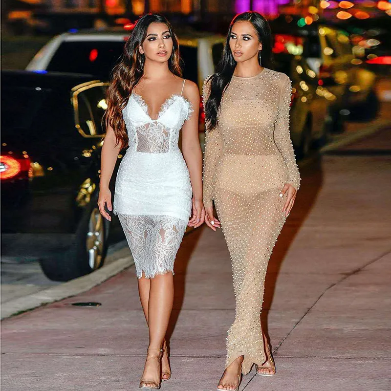 Women's Summer Lace V-Neck A-Line Sheath Dress
