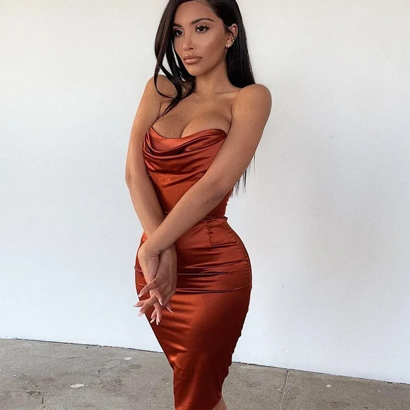 Women's Summer Off-Shoulder Sleeveless Sheath Dress