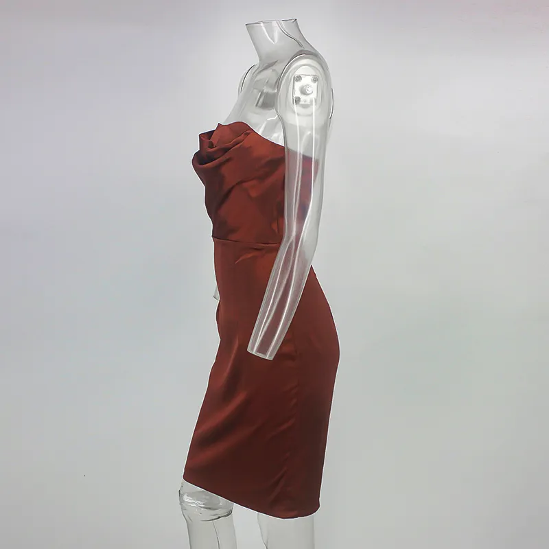 Women's Summer Off-Shoulder Sleeveless Sheath Dress