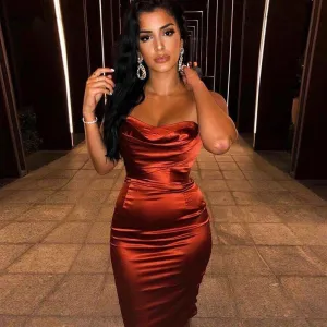 Women's Summer Off-Shoulder Sleeveless Sheath Dress