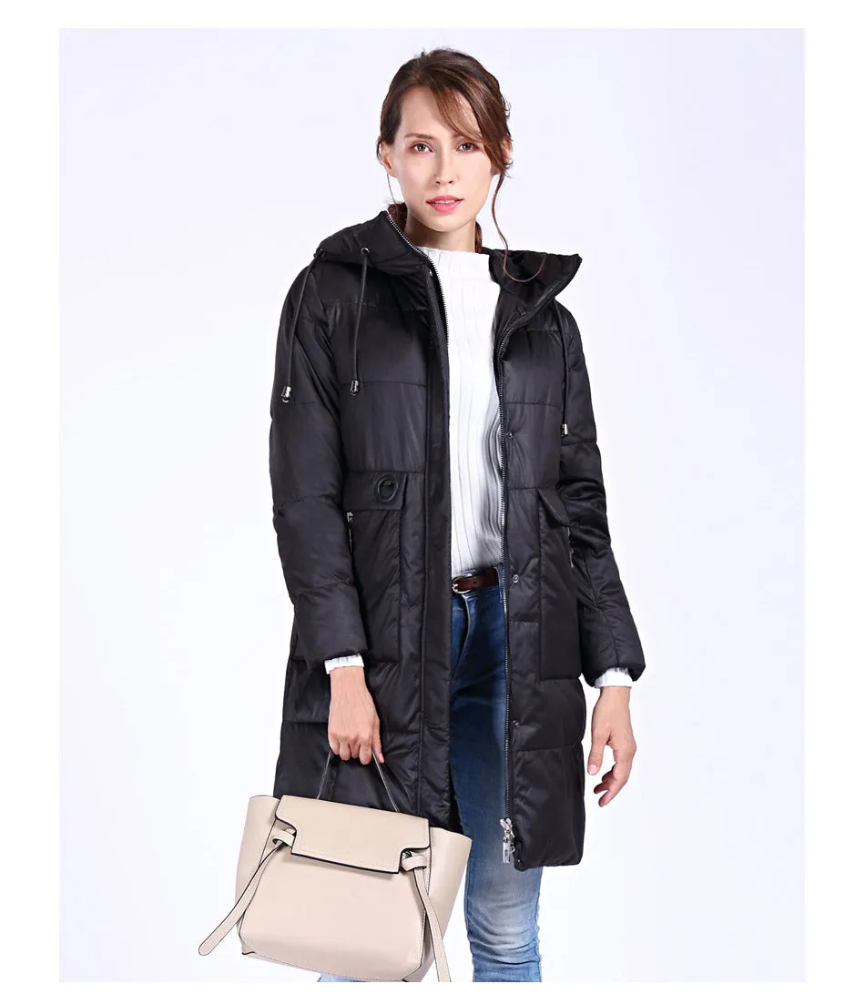 Women's Winter Hooded Warm Long Bio-Fluff Parka
