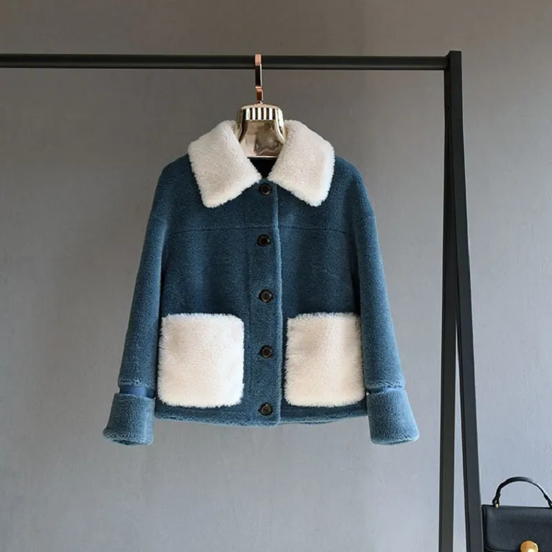 Women's Winter Thick Short Warm Wool Coat