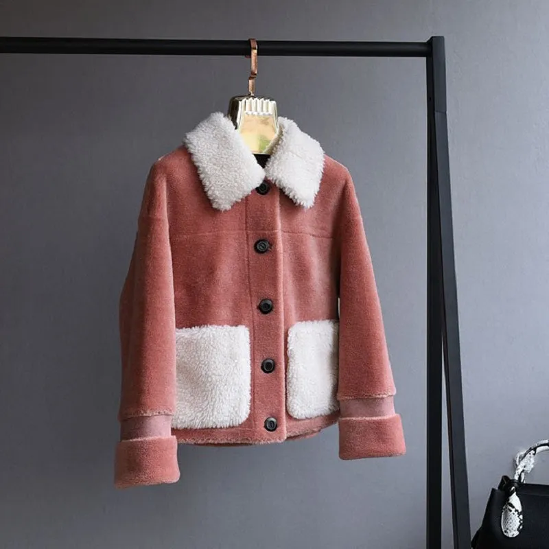 Women's Winter Thick Short Warm Wool Coat