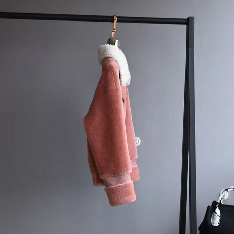 Women's Winter Thick Short Warm Wool Coat