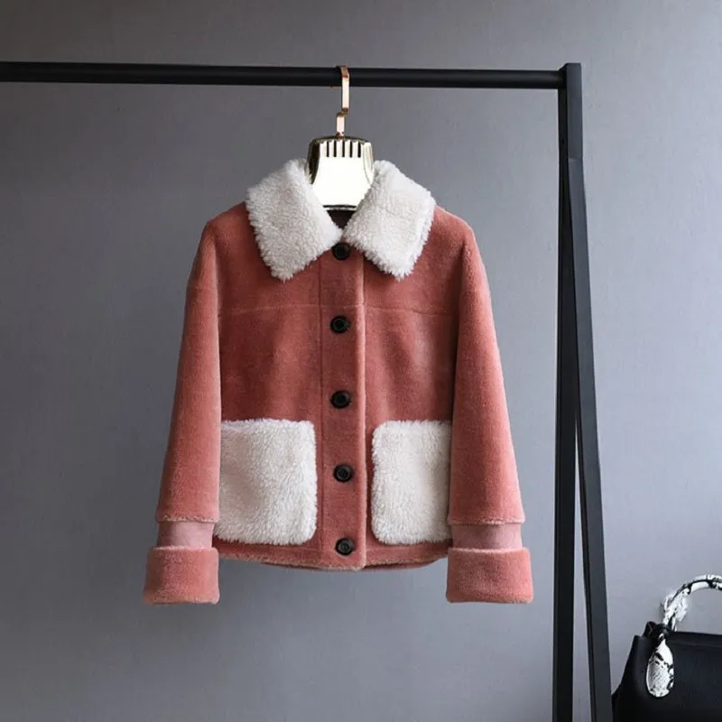 Women's Winter Thick Short Warm Wool Coat