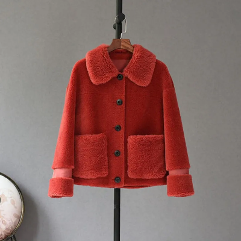 Women's Winter Thick Short Warm Wool Coat