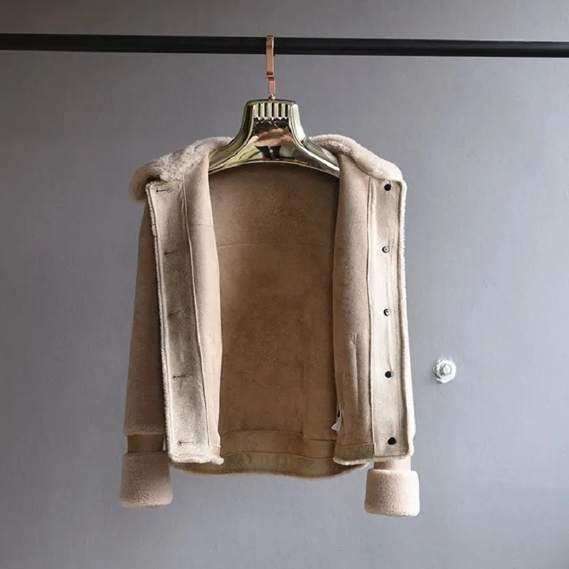 Women's Winter Thick Short Warm Wool Coat