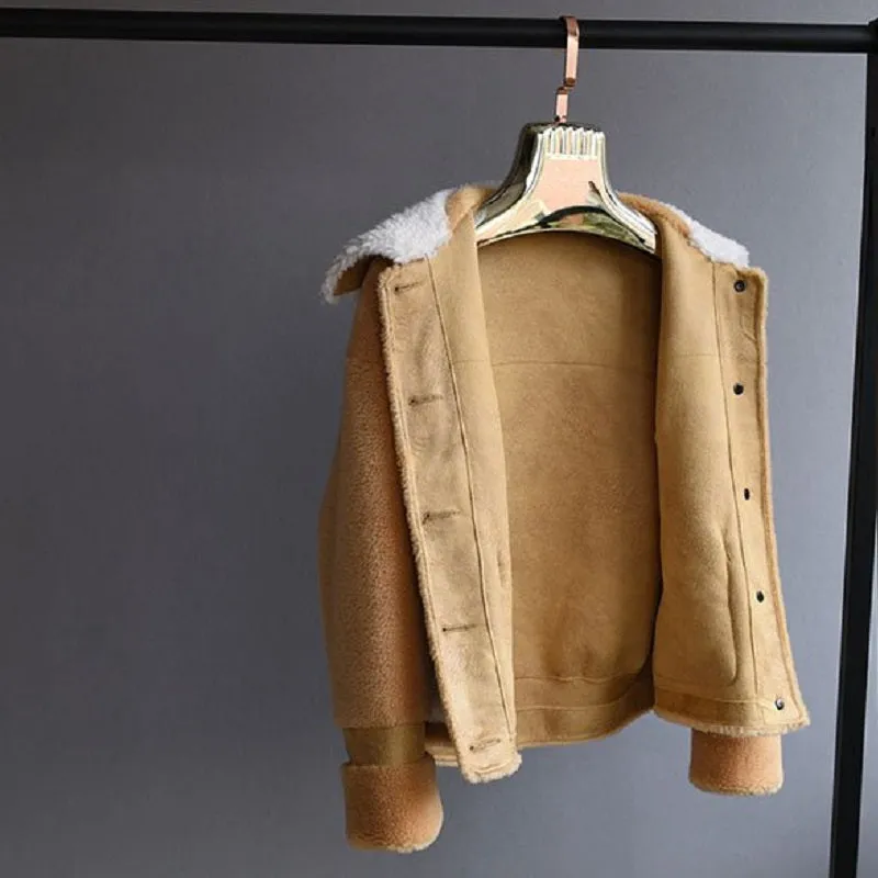Women's Winter Thick Short Warm Wool Coat