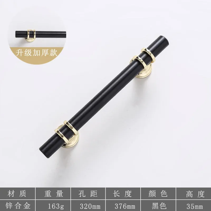 Zinc Alloy Door Handle Modern Minimalist Wardrobe and Cabinet Wine Cabinet Metal Handle Chinese Shoe Cabinet Handle